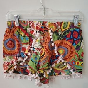 Candy rose colorful shorts Medium GUC